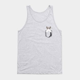 Pocket Ragdoll Kitty Tank Top